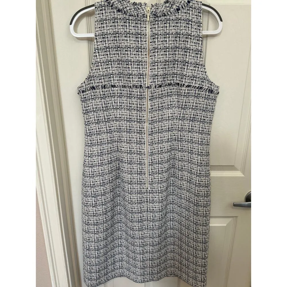 Karl Lagerfeld Paris Sleeveless Professional Tweed Like Dress Size 12 - Image 5