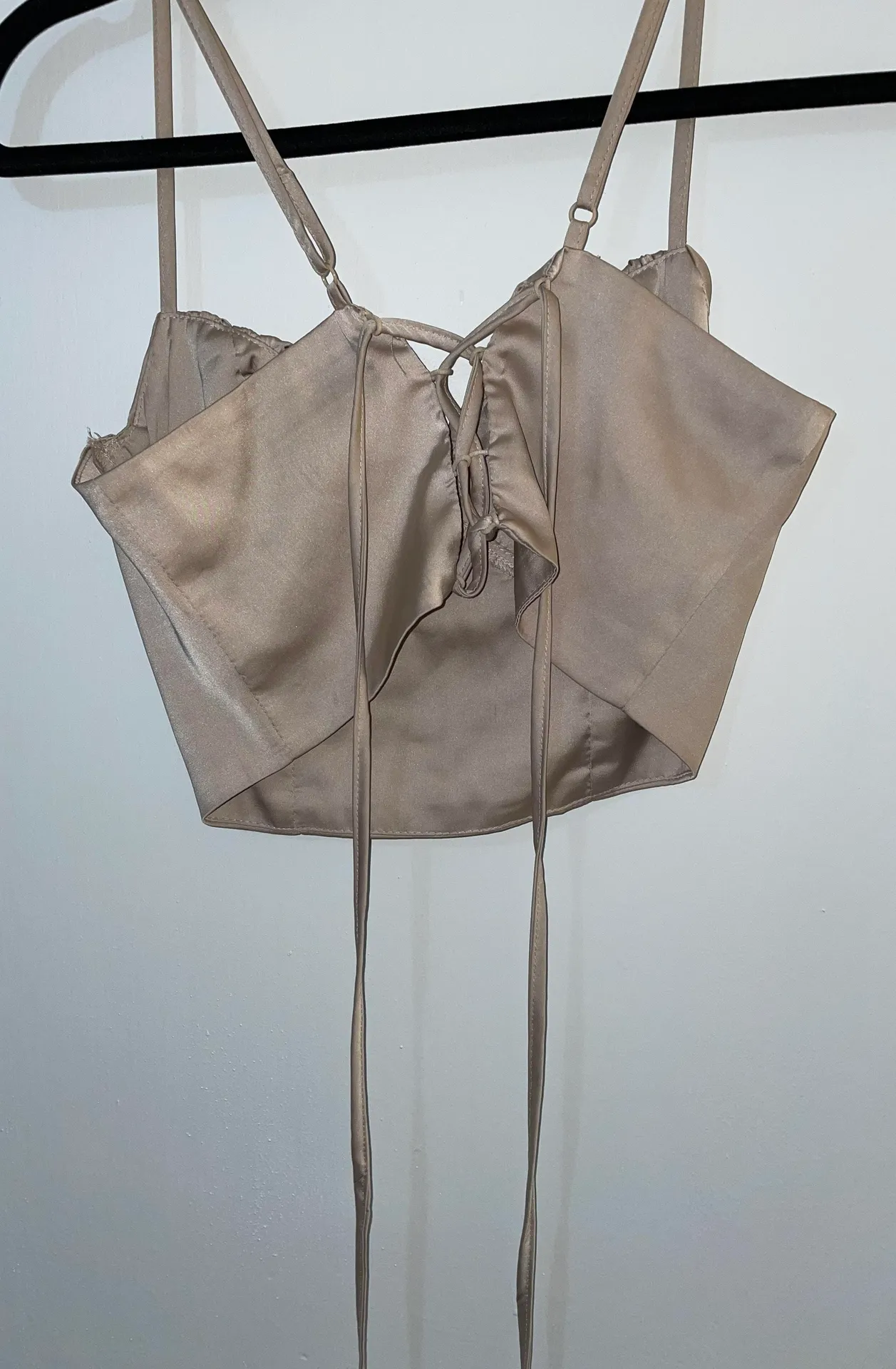 SheIn Silk Crop Top - Image 4