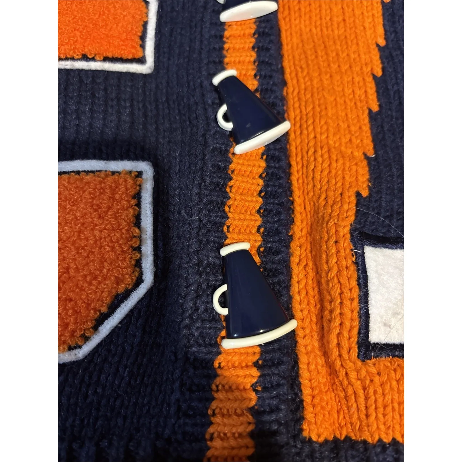 Vintage Bellepointe Clemson Tigers Knit Sweater Vest Large Collegiate Novelty - Image 9