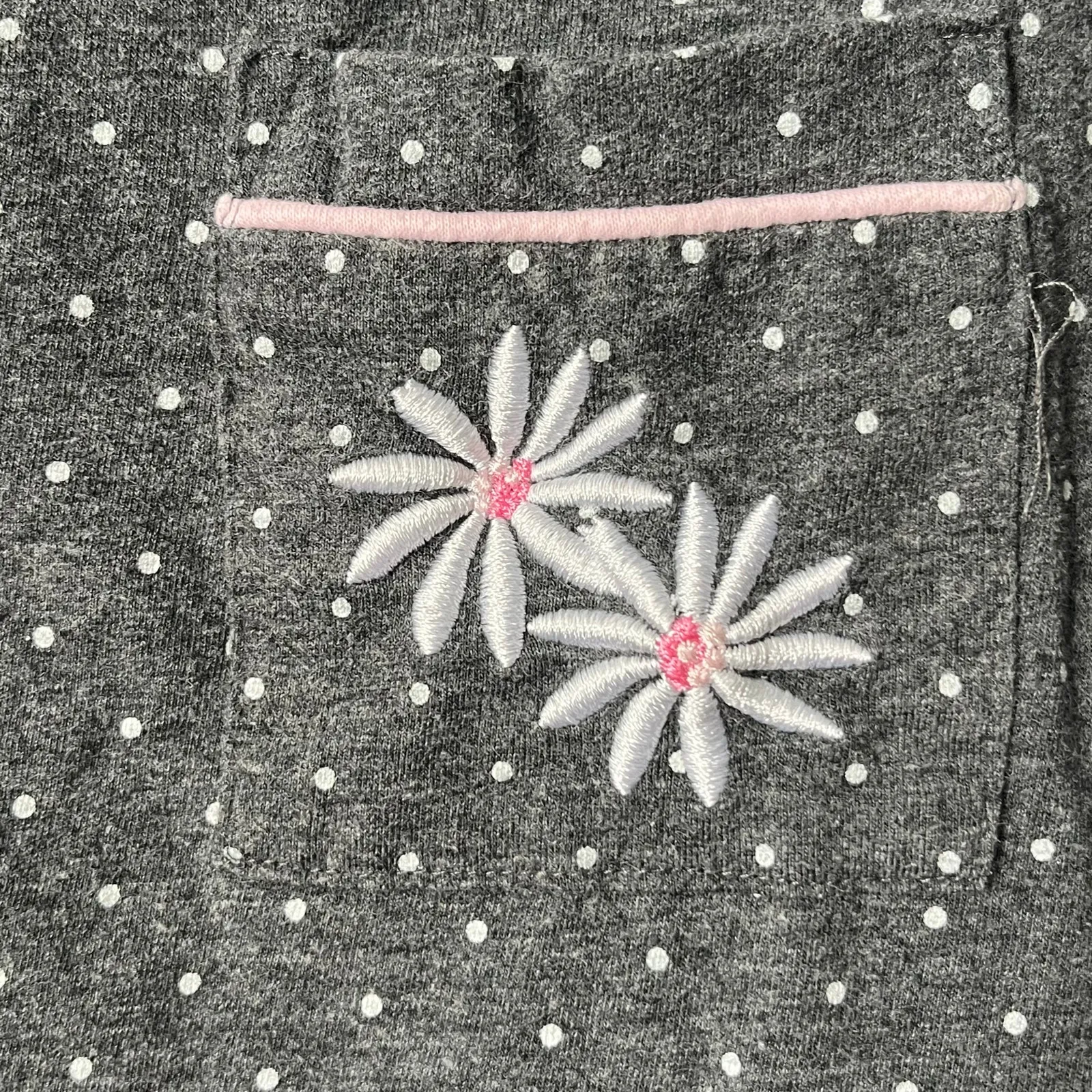 Laura Ashley Polka Dot Pajama Top - Size L - Image 2