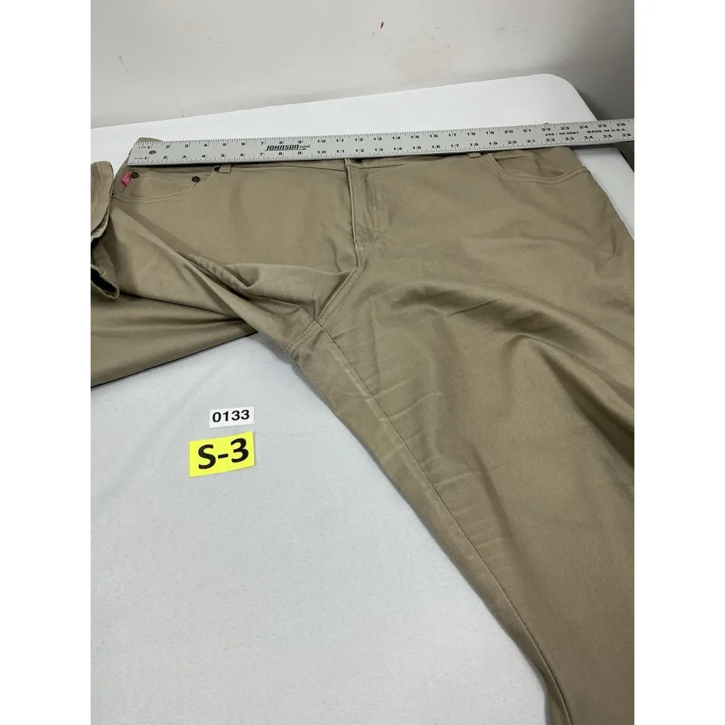 Womans Excellent Condition Woman Within Tan Jeans Size 24 W 0133/S-3 - Image 5