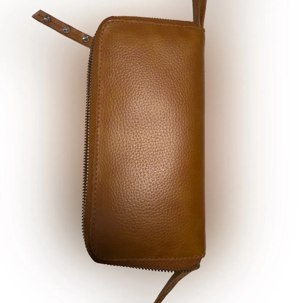 Free People Tan Wallet with Zipper - Image 2