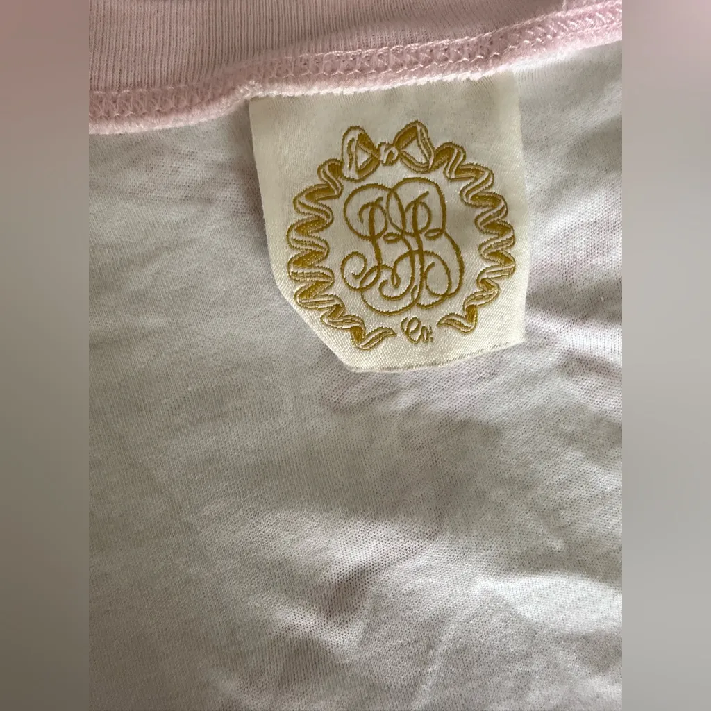 The Beaufort Bonnet Company Bow Pink/white Pajama Set Size Small Pink - Image 6