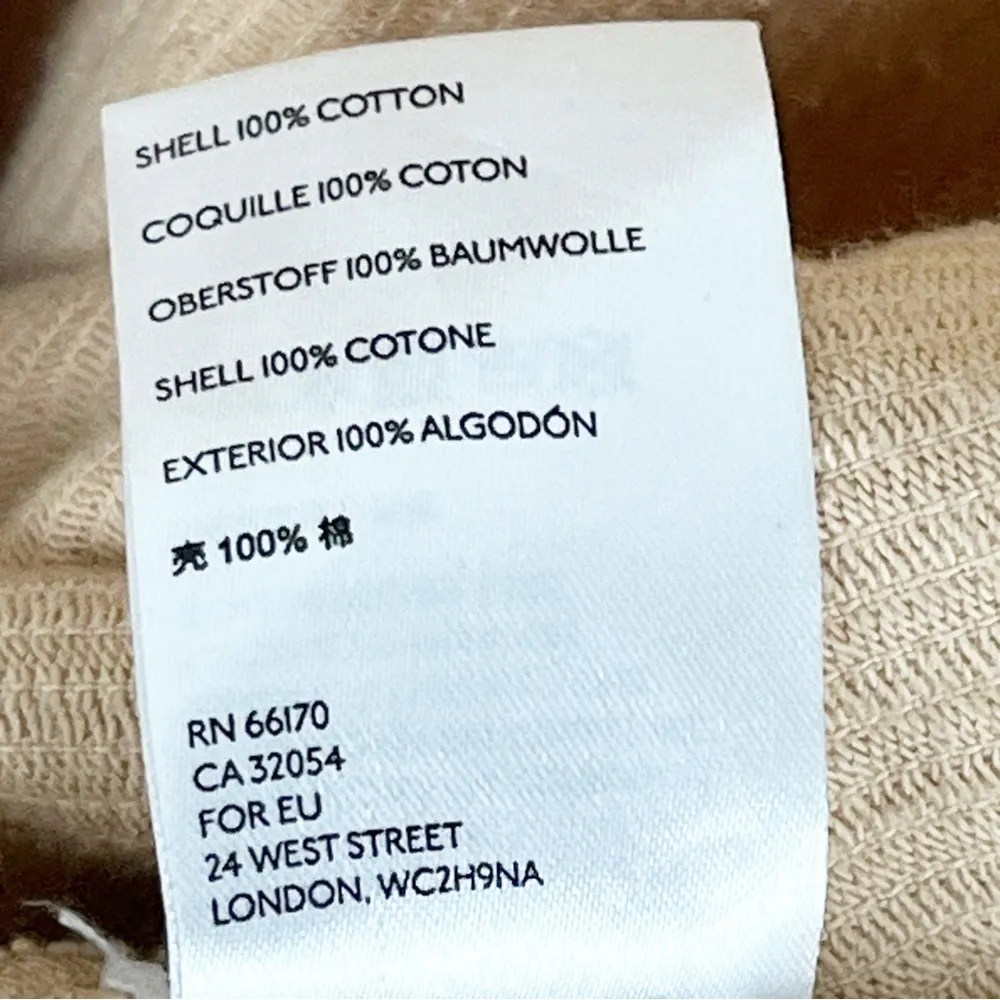 BDG Gold Corduroy Long Sleeves Hoodie Zip Closure Front Pockets Cropped Jacket - Image 4