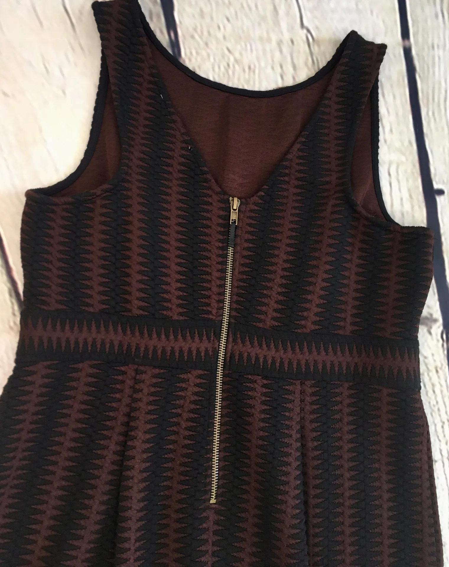 A-line Zig Zag Dress - Image 7