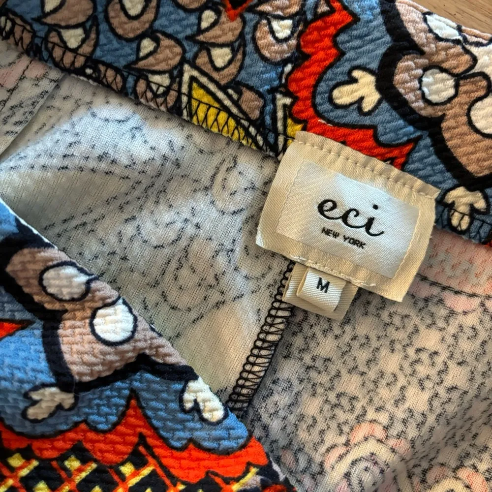 ECI New York Multi Color Floral Pencil Skirt M - Image 6