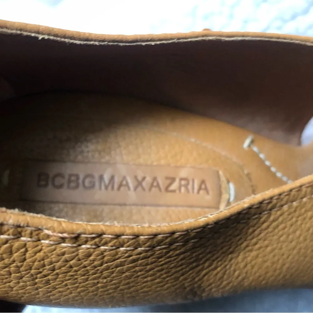 Authentic Leather wedge. US 8.5. UK 39.5.Color: Brownish Orange - Image 4