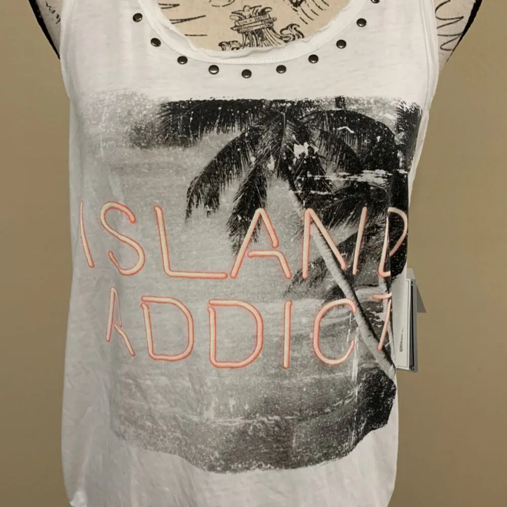 Island Addict Studded Tank Top - Image 8