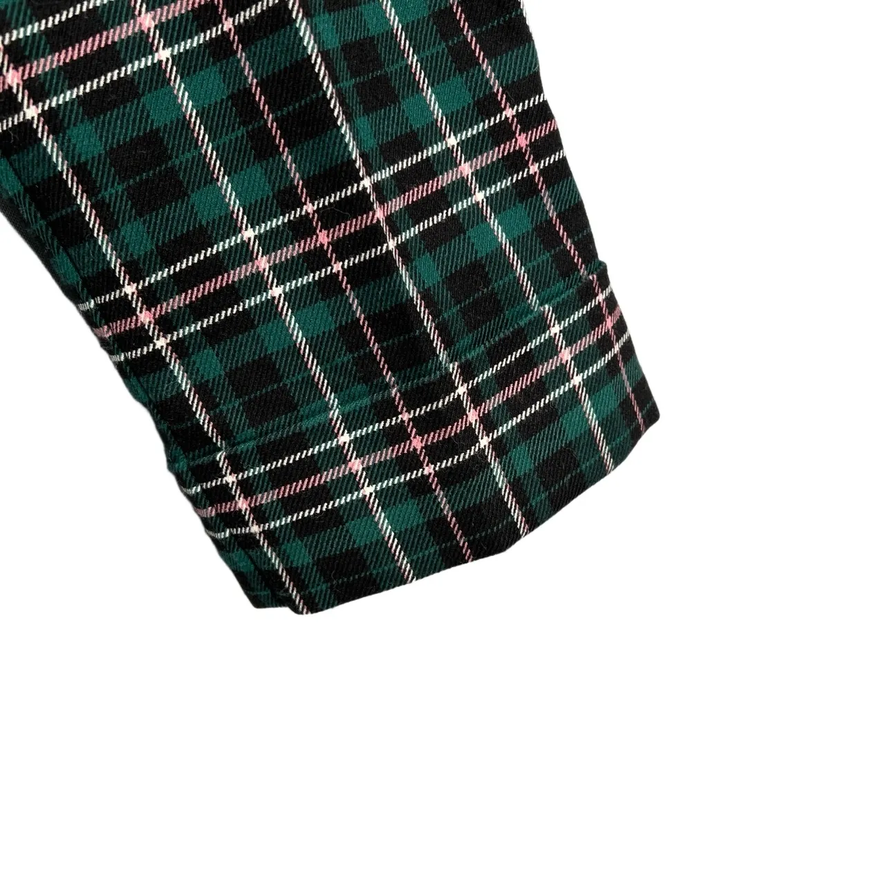 Ann‎ Taylor Green Plaid Pants Cuffed Ankle Preppy Smart Casual Size 0 - Image 3