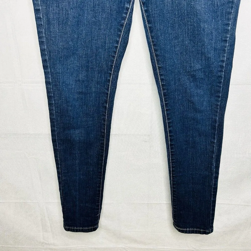 Levi's Women Denim Tapered Ankle Legging Size 32 x 29 Cotton Blend Stretch - Image 3