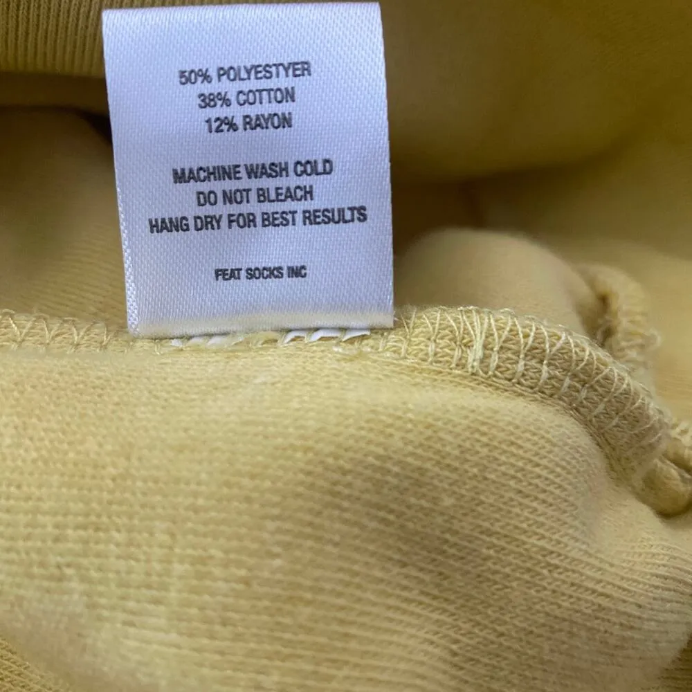 Feat Yellow Blanket Fleece Crew Neck Sweatshirt NWT women L Size L - Image 7