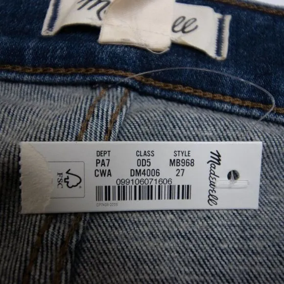 NEW Madewell 10" High-Rise Skinny Jeans‎ Cordell wash, 27 - Image 15