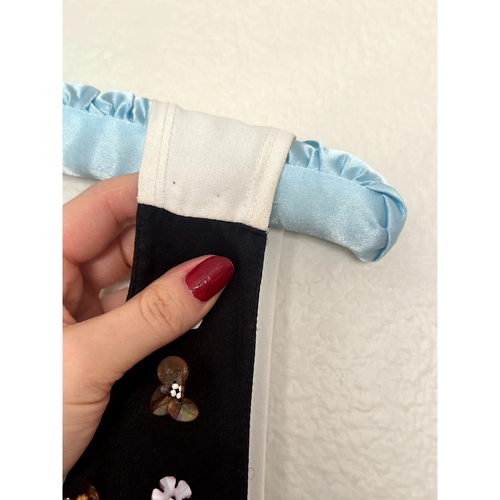 Sachin & Babi XS Black Beaded Sequin Mini Dress Floral Lace Sequined Multicolor - Image 12