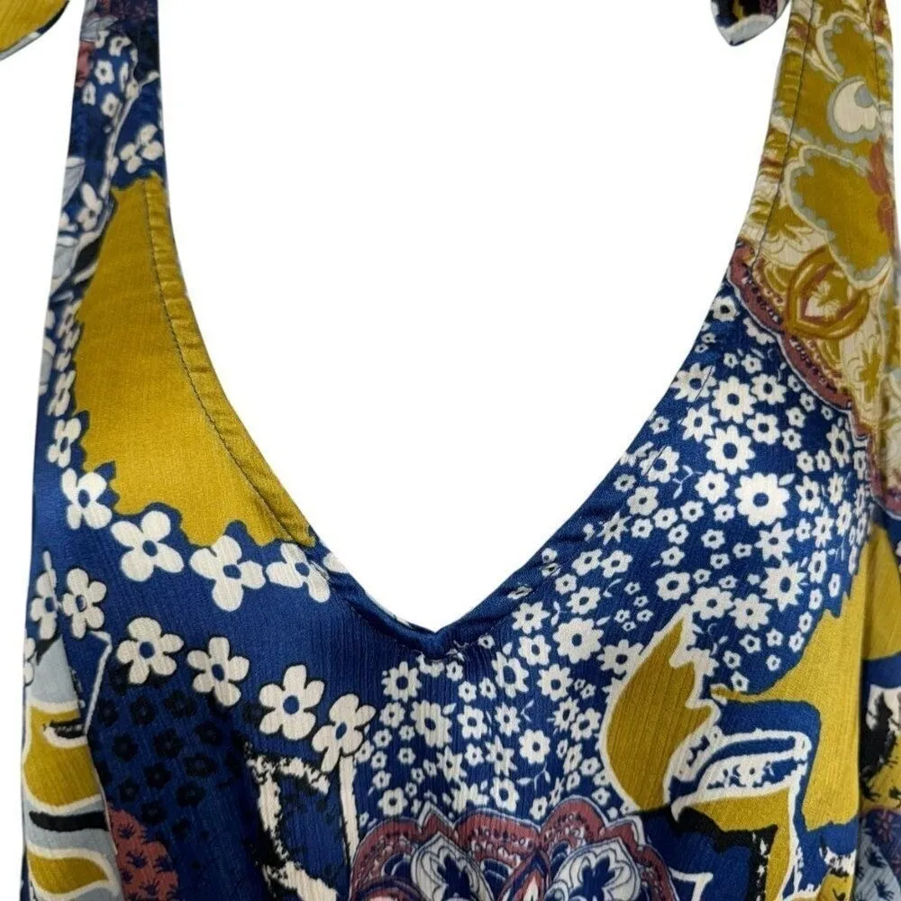 FREE PEOPLE INTIMATELY Ocean Combo Crop Top EUC Size‎ Medium - Image 3