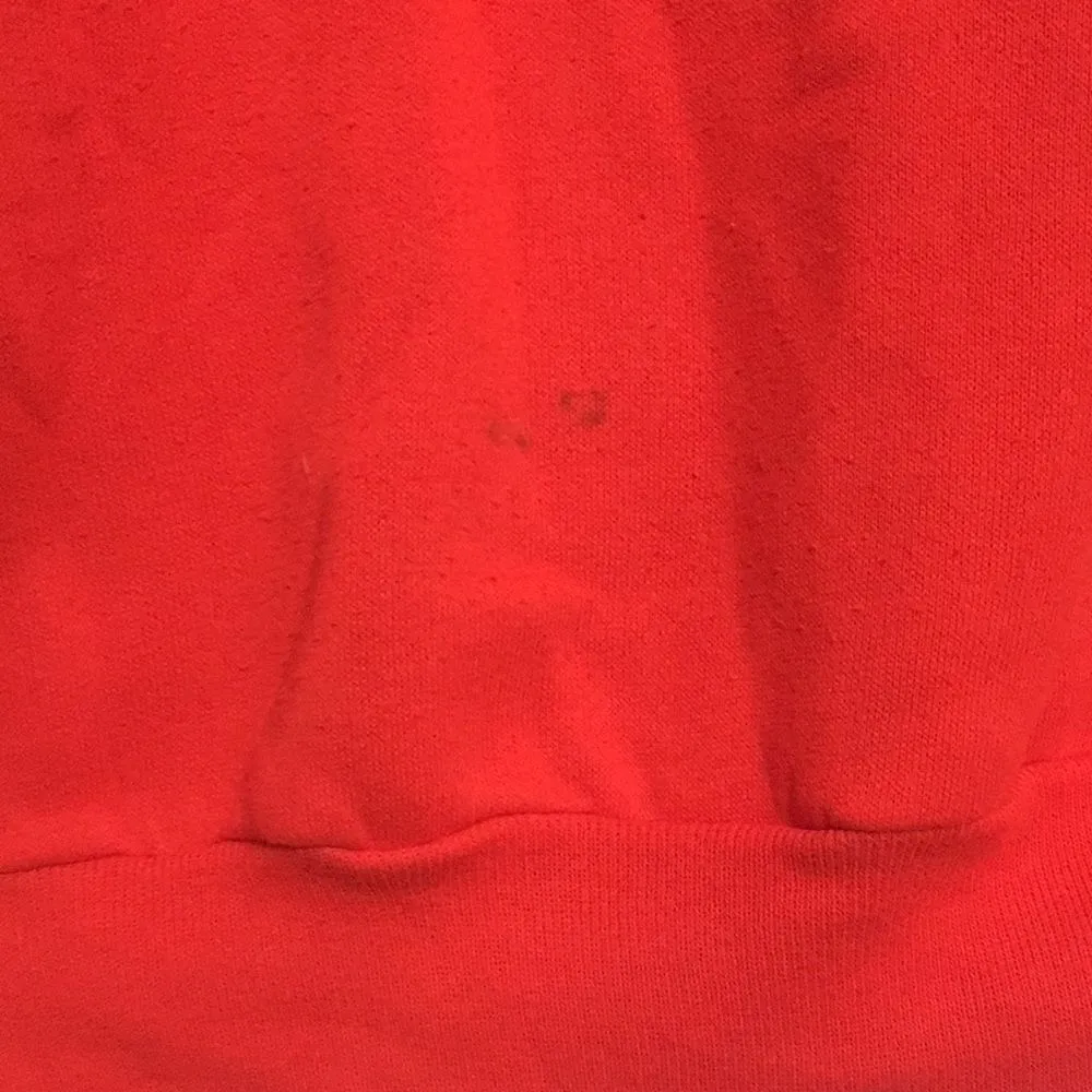 Vintage Red Crewneck Embellished Heart Gens Sweatshirt Size Large Red - Image 4