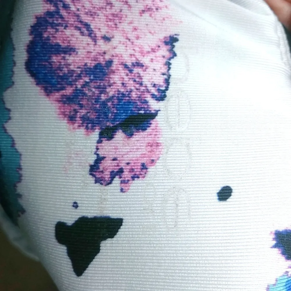 bebe Sport S Floral Lace  Leggings - Image 2