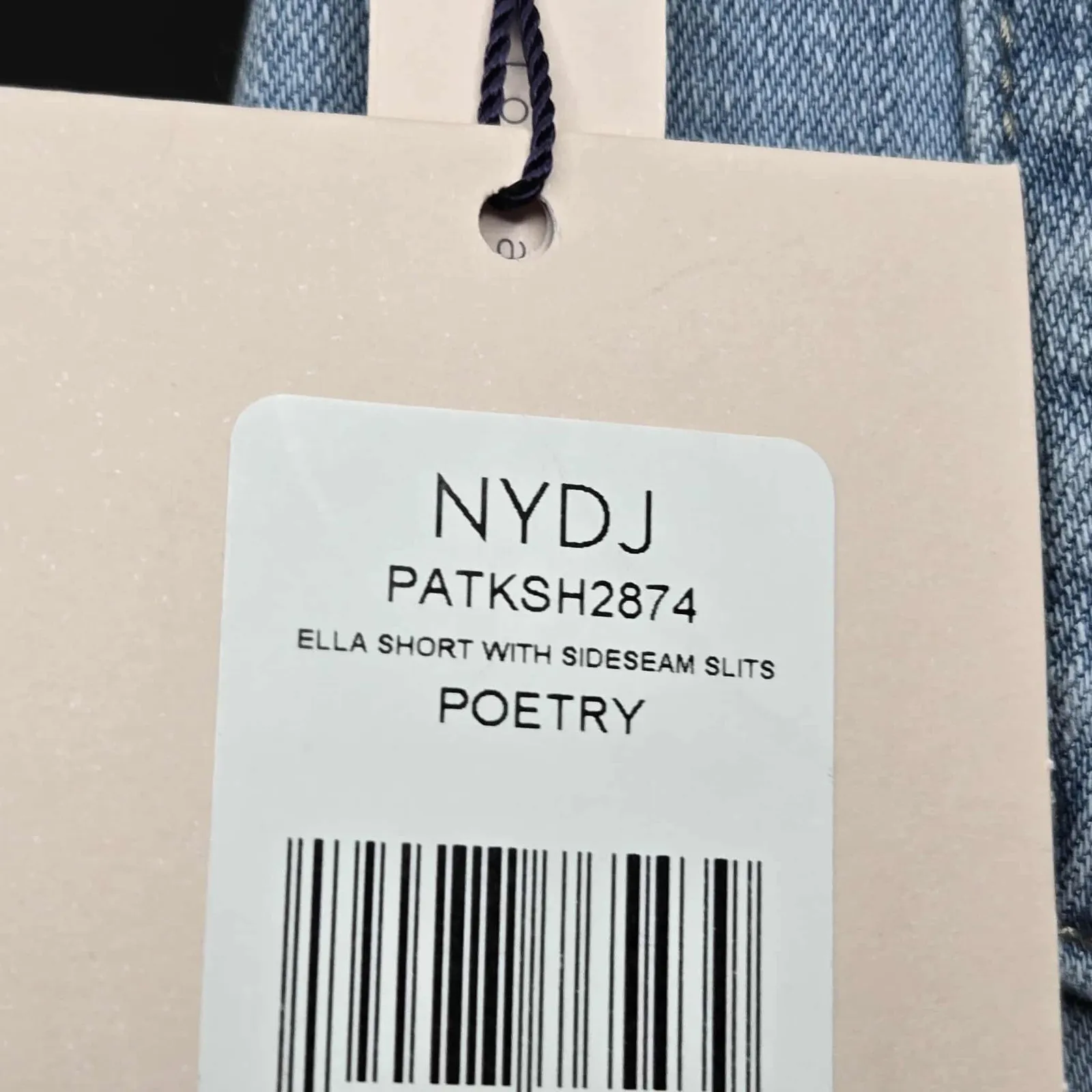 NYDJ Ella Short with Sideseam Slits in Poetry Size 10P Lift Lock Techonology - Image 5