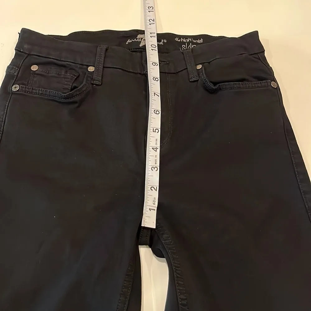 7 For All Mankind The High Waist Skinny Size 26 - Image 5