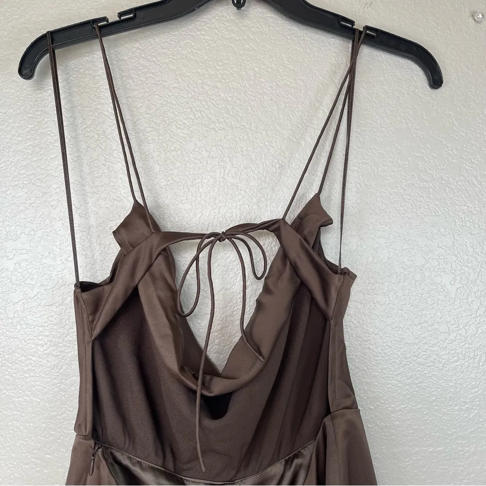 Meshki Kelsey Cowl neck Playsuit SZ L - Image 5