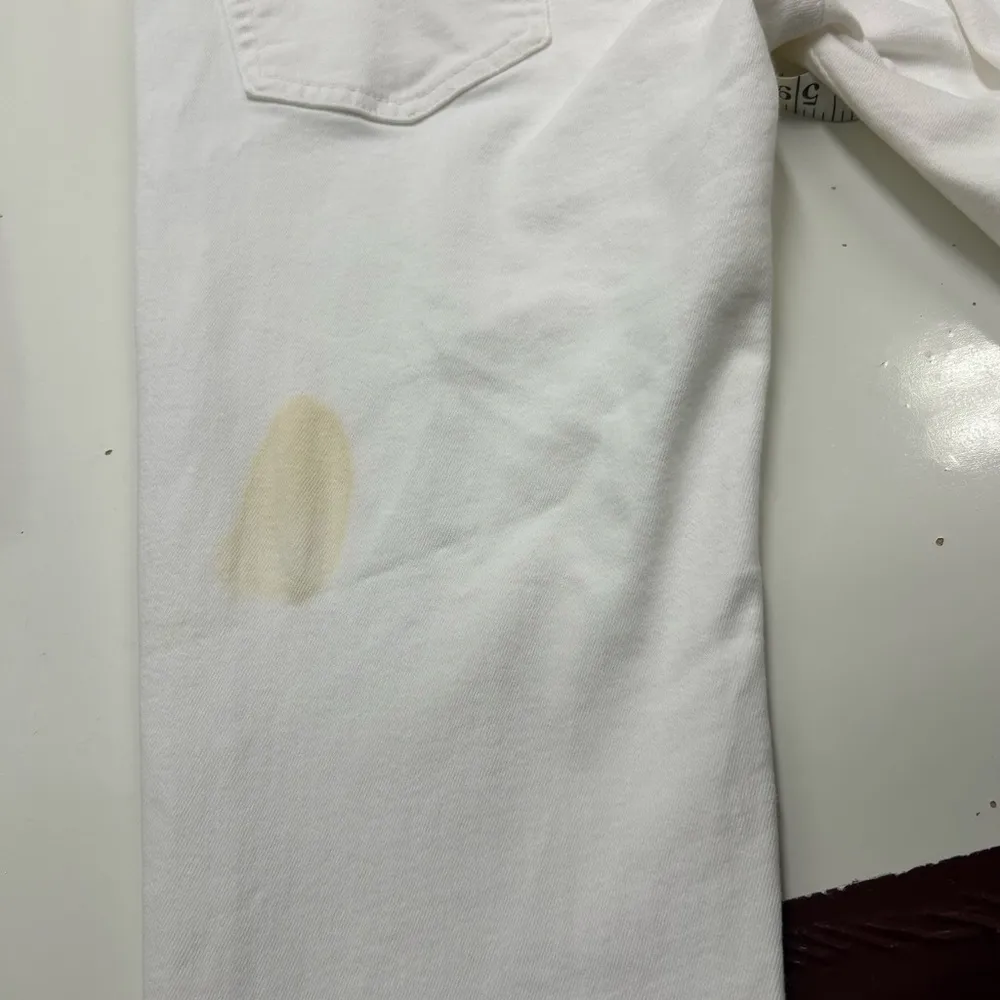 Ralph LaurenDenim supply, sorry no size but I did measure them. See photos White - Image 3