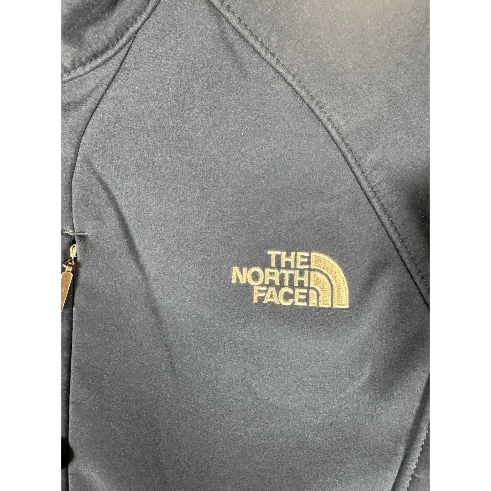 The North Face Jacket Womens L Blue Apex Bionic Soft‎ Shell Full Zip Mock Neck * - Image 3