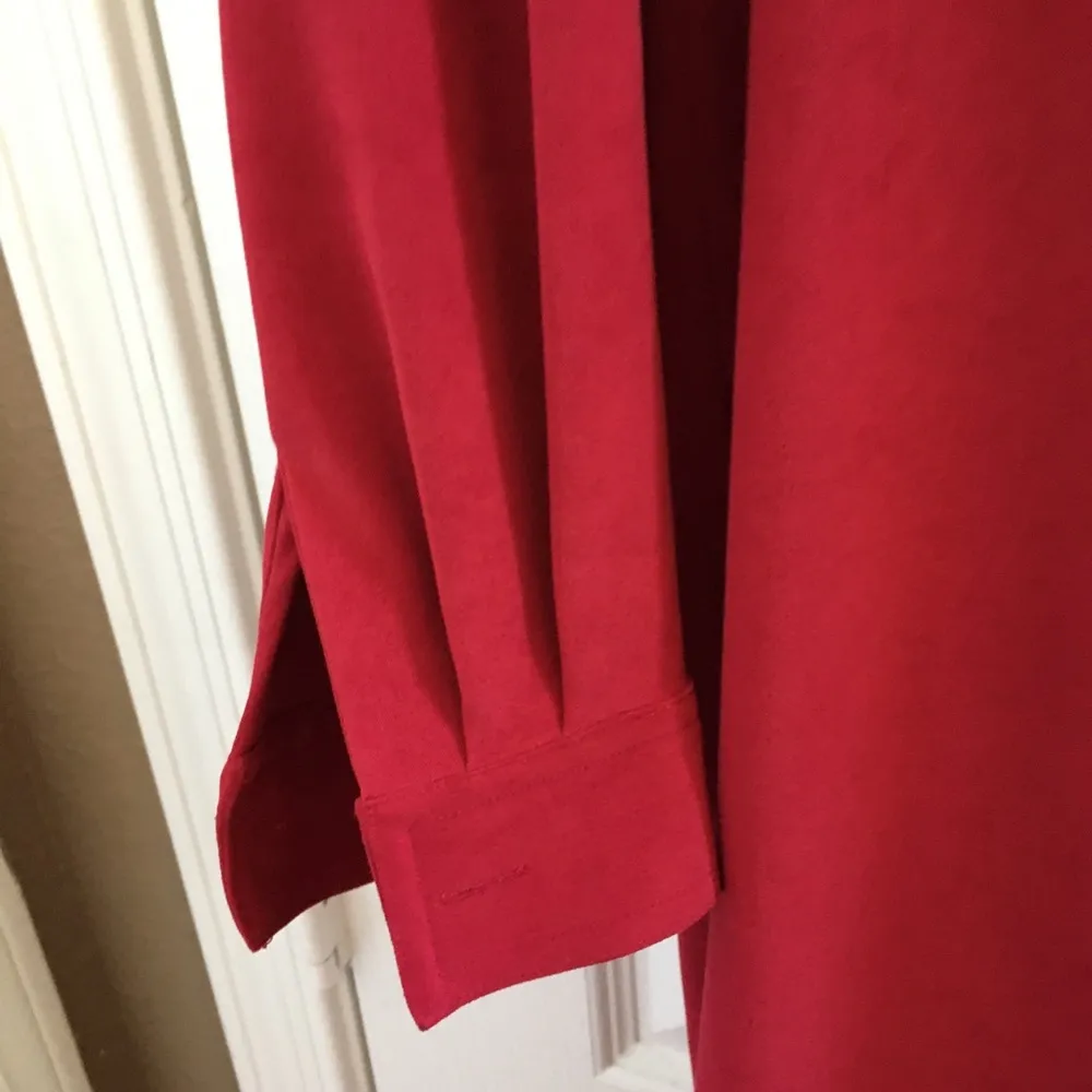 FINAL MARKDOWN Ladies Tess ultra suede dress 6 Red - Image 2