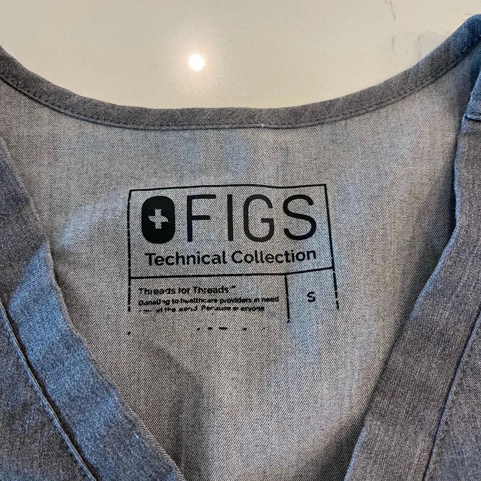FIGS  Graphite‎ Scrub Set size Small Petite - Image 4