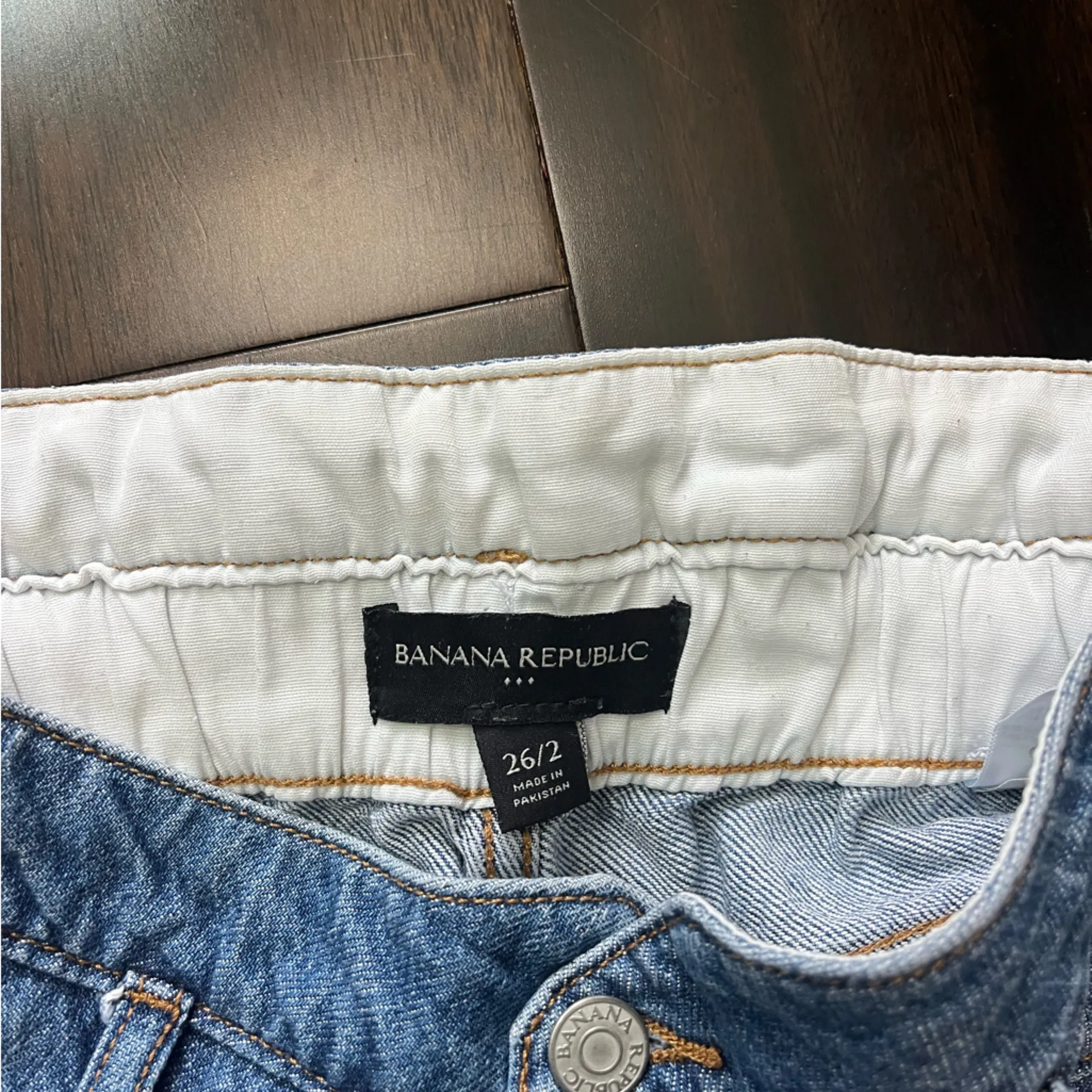 Banana Republic Classic Blue Jean Shorts - Image 3