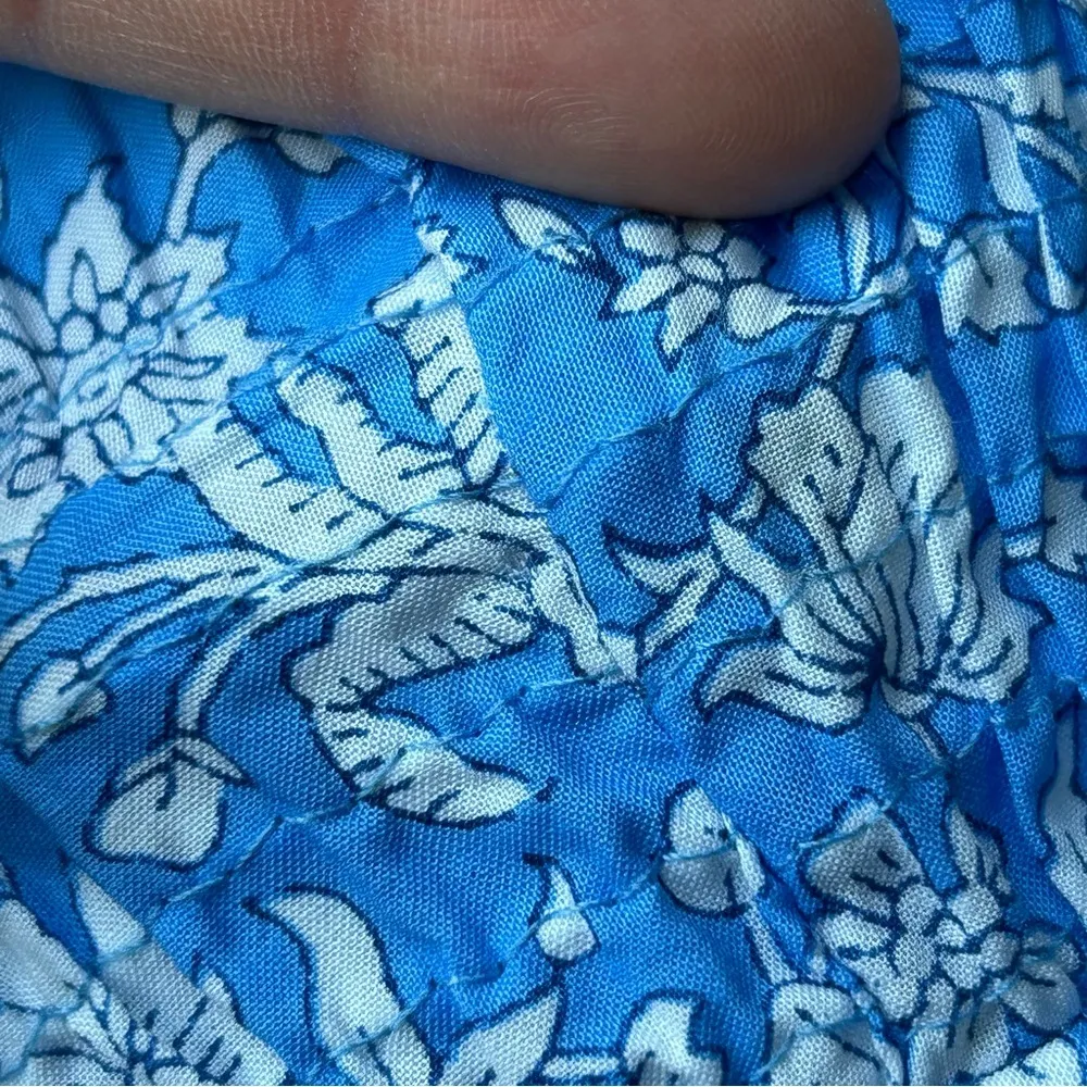 Pink City Prints Isabel Dress in Cornflower Lolita medium Blue - Image 15