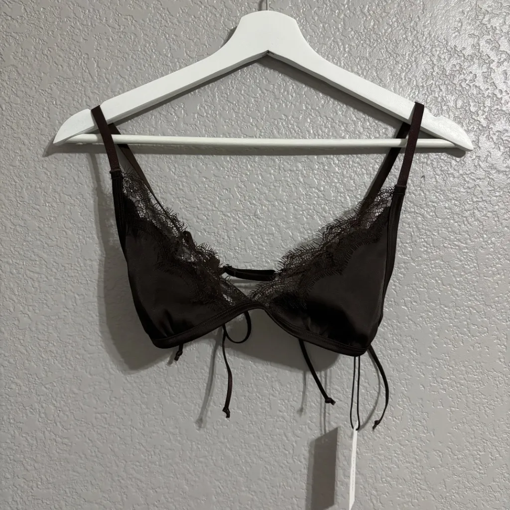 Kat The Label | Sorrento Bralette in expresso Brown - Image 4