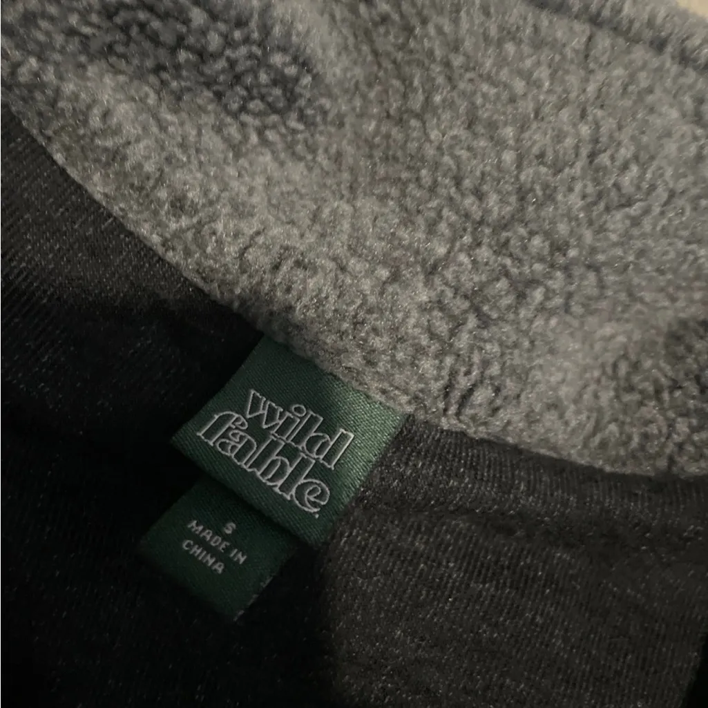 Wild Fable Charcoal Teddy Jacket - Image 2