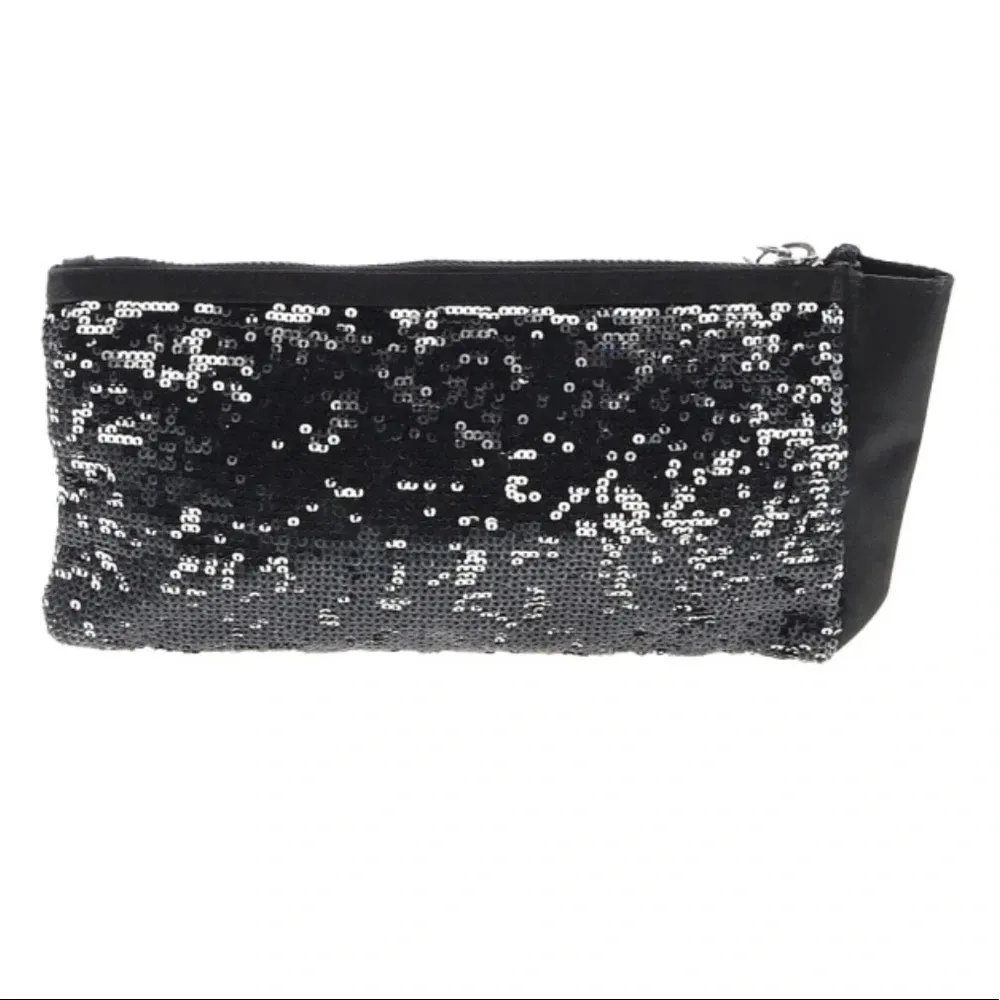 Victoria’s Secret sequin glam clutch/makeup bag - Image 2