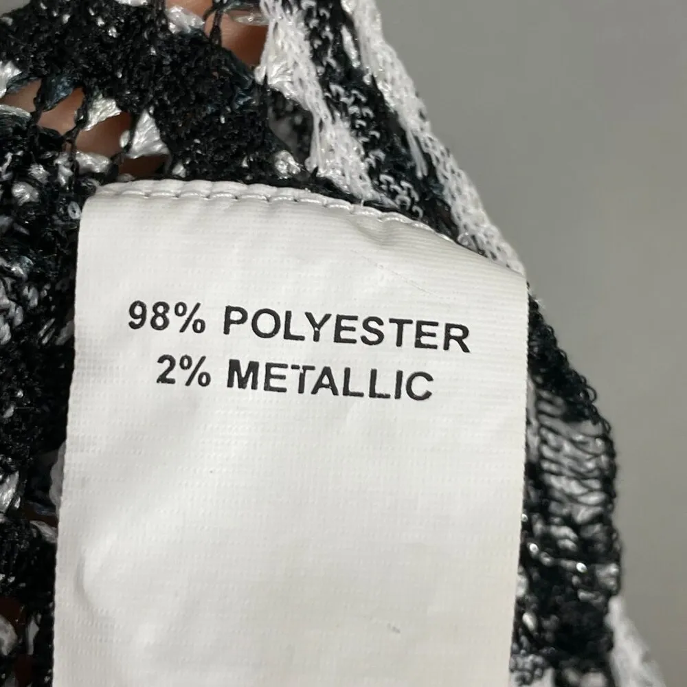 Ramy Brook Taytum Spacedye Chevron Knit Side Slit Swim Cover-Up XS NO DRAWSTRING - Image 5