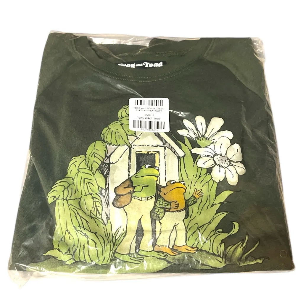 Torrid Frog & Toad Relaxed Fleece Sweatshirt Size 1 - Image 4