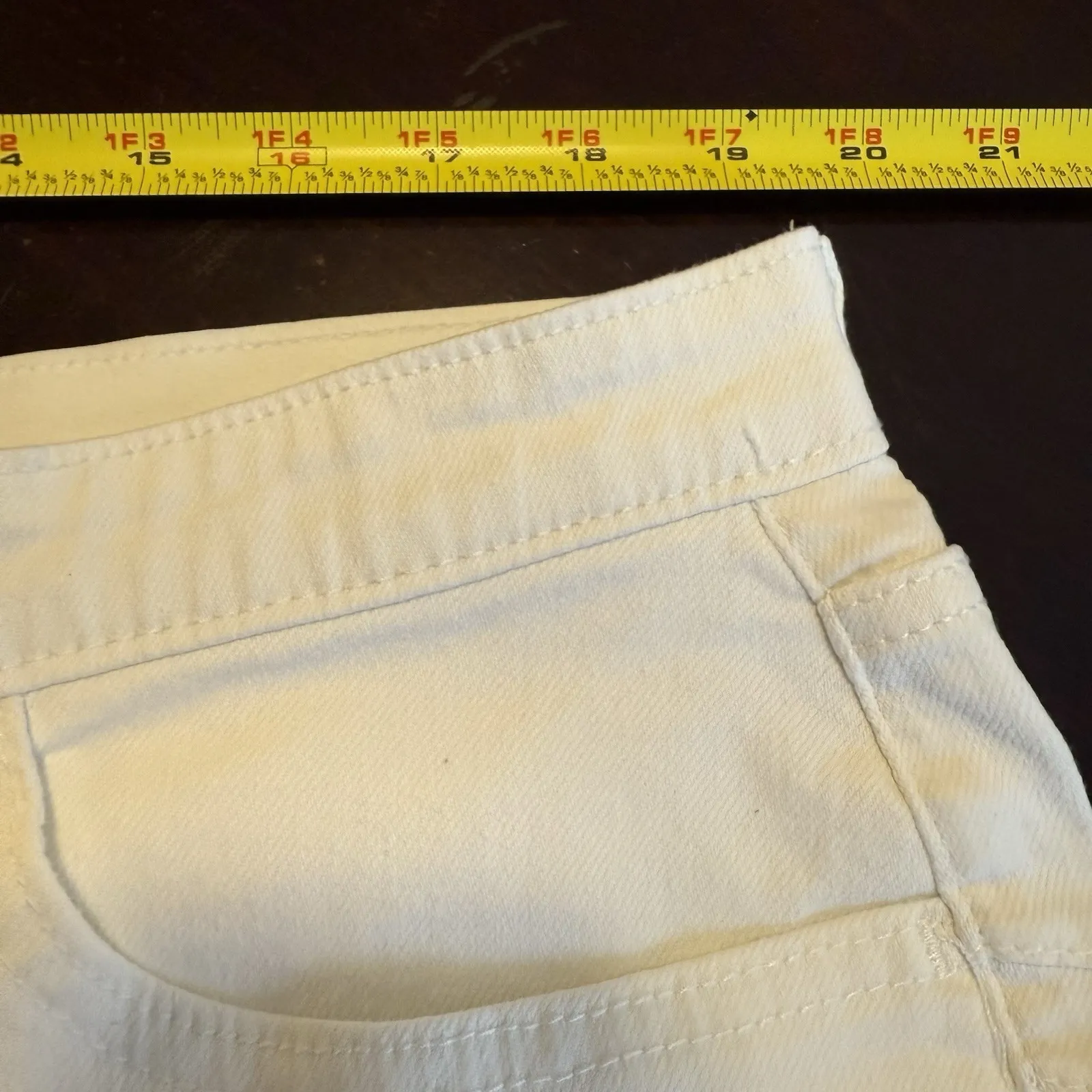 Bold Elements Women's White Denim Plus Size 18 Butt Lifter Jegging‎ Jeans Pant # - Image 9