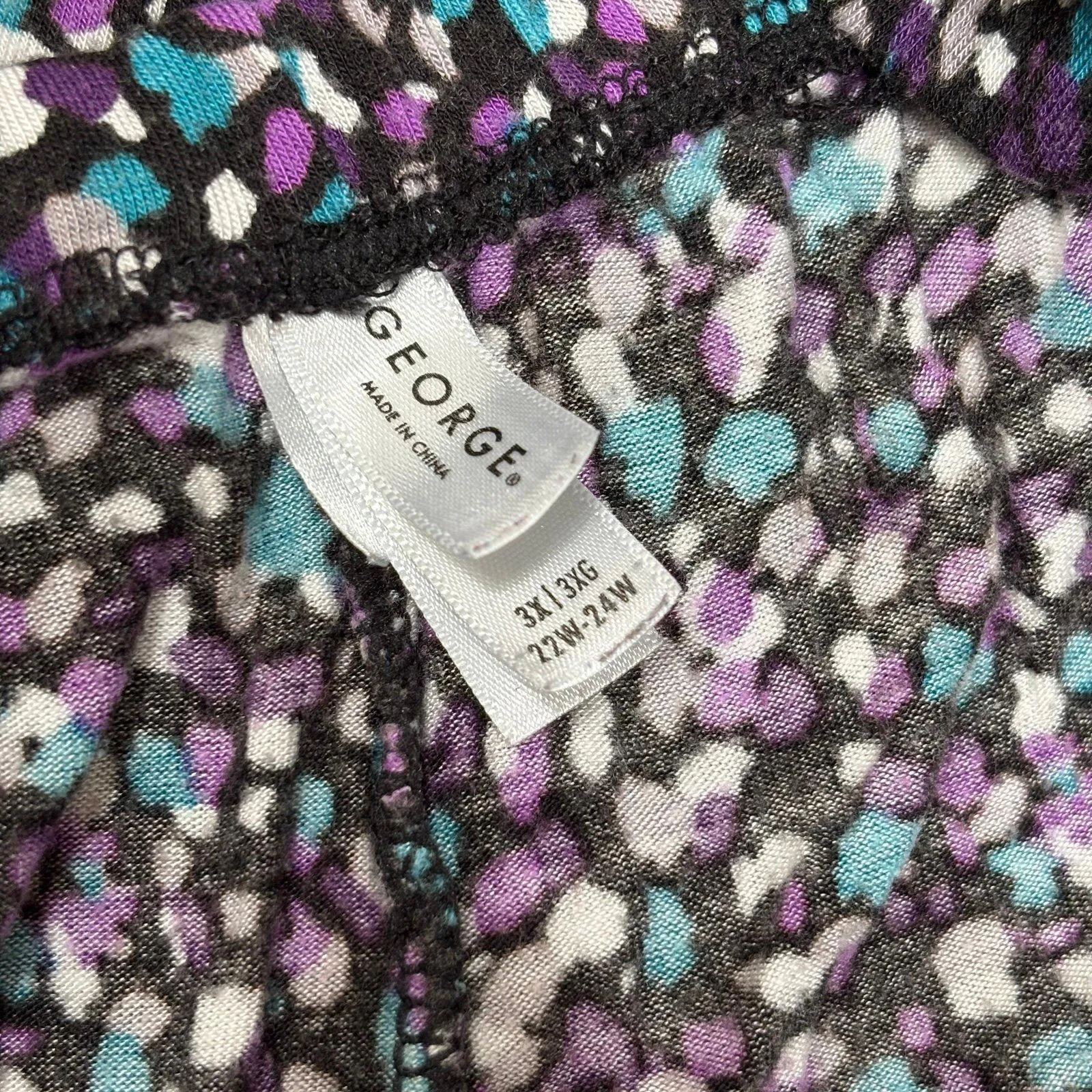 George 3X Sleep Pants in Multicolor Pattern Size undefined - Image 5