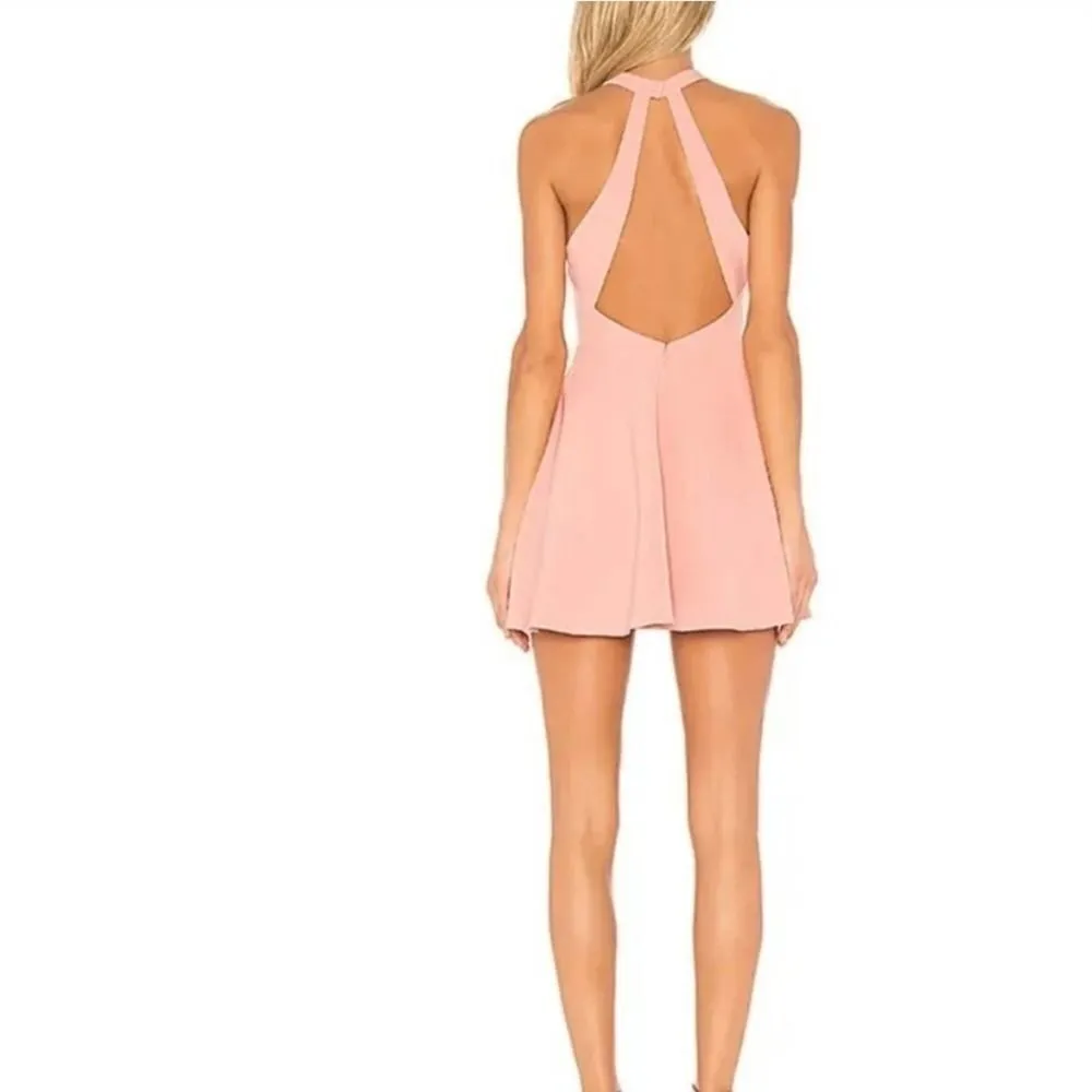 NBD Leo Blush Mini Halter Dress Size Small - Image 2