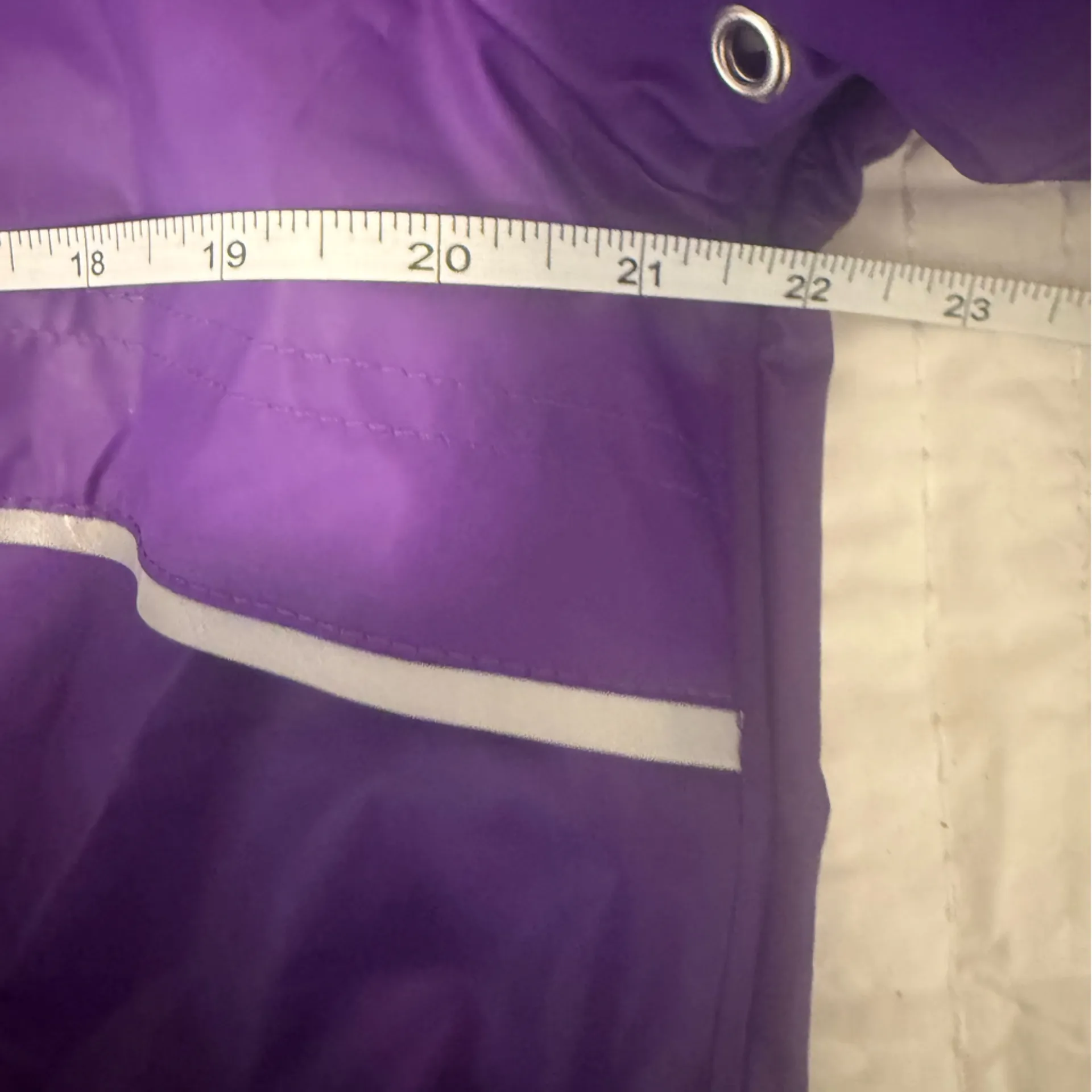 Charles River Apparel Women’s XL Hooded Rain Jacket Purple Waterproof - Image 3