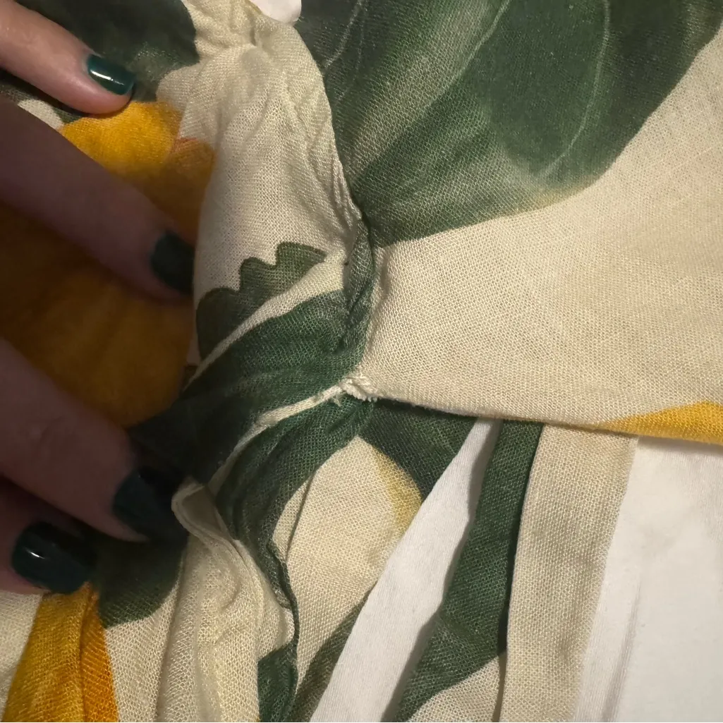 Farm Rio Cutout Romper Size M - Image 4