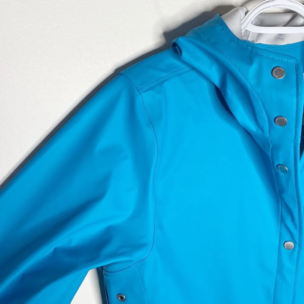 Herschel Supply Co Rainwear Parka in Woodland Blue color size S - Image 4