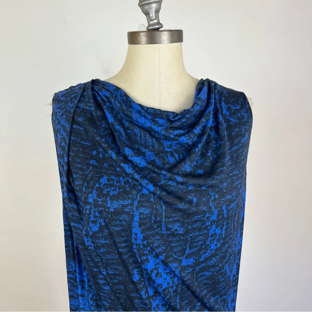 Helmut Lang Resid Crossover Draped Viscose Top - Image 4