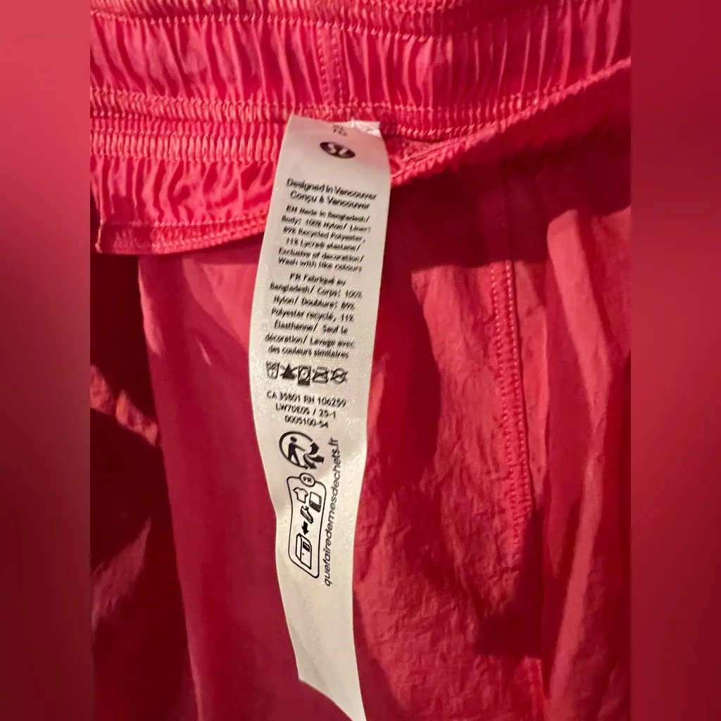 Lululemon Mid-Rise Running Short 3” Lined Sz XL Gym Yoga Desert Red LW7DE0S NEW - Image 7