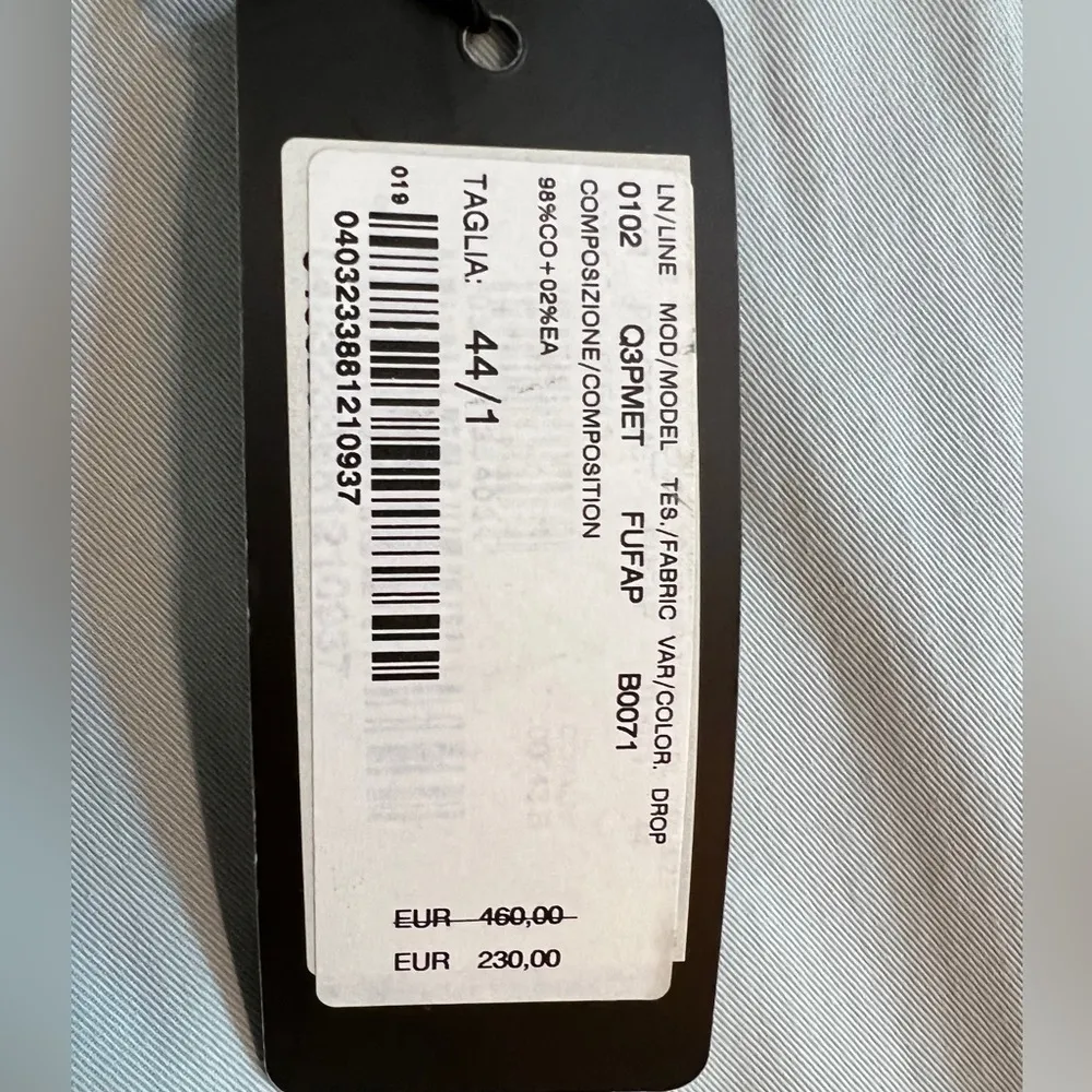 Dolce & Gabbana  Light Blue Equestrian Style Pants Cotton Q3PM Size 8 (Euro 41) - Image 6