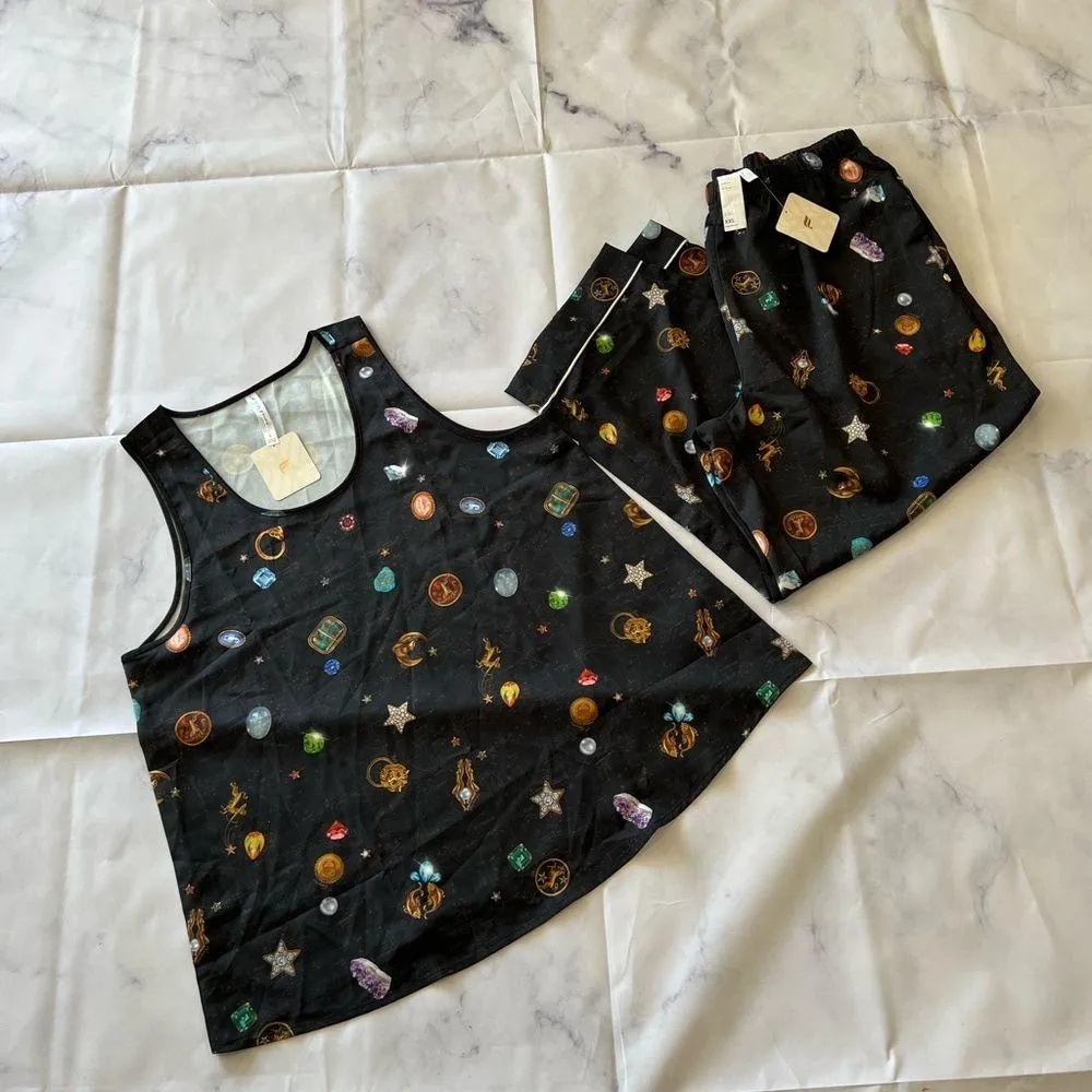 FABLETICS ecosatin crop pants and tank pijama set ✨ - Image 3