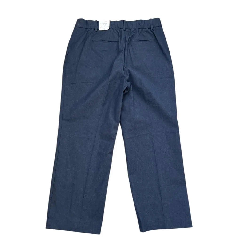 NWT Talbots Tailored Bristol Straight Leg Ankle Pants | Faux Denim | 12 - Image 5