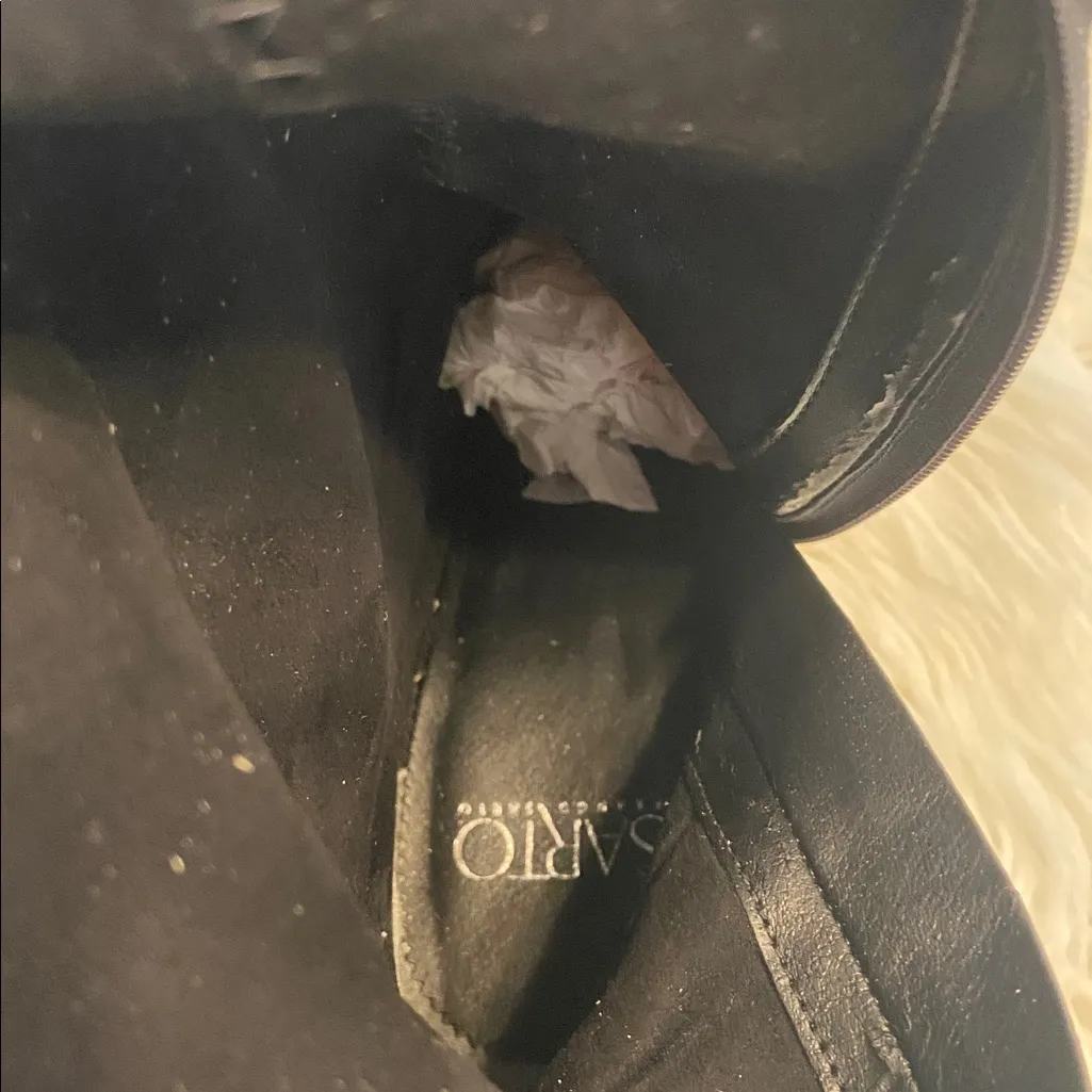 Franco Sarto Black Over the Knee Suede Boots size 7.5 BNWOT see all photos - Image 10