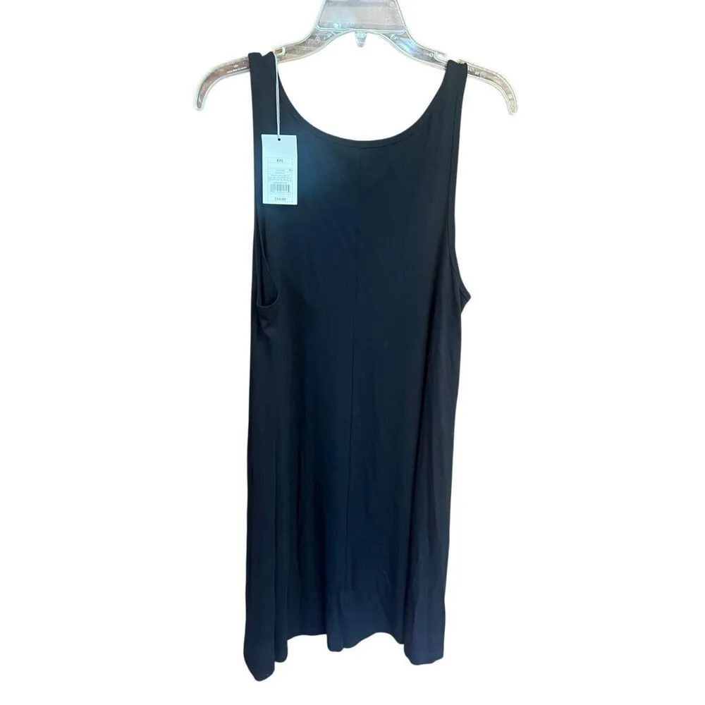 A New Day Black Knit Tank Dress Sz XXL NWT - Image 2