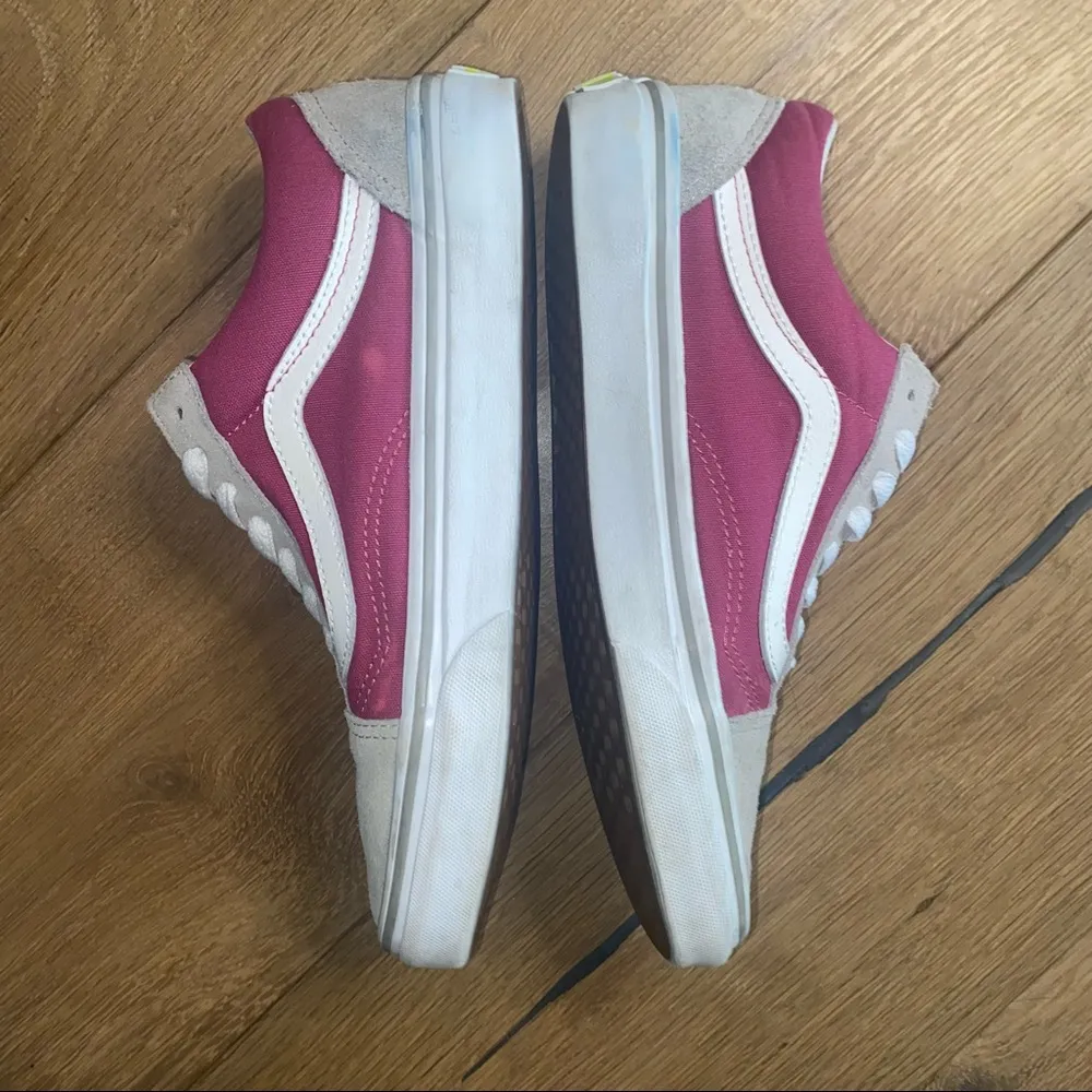 Vans Old Skool Drizzle Sangria purple gray sneakers lace up - Image 4