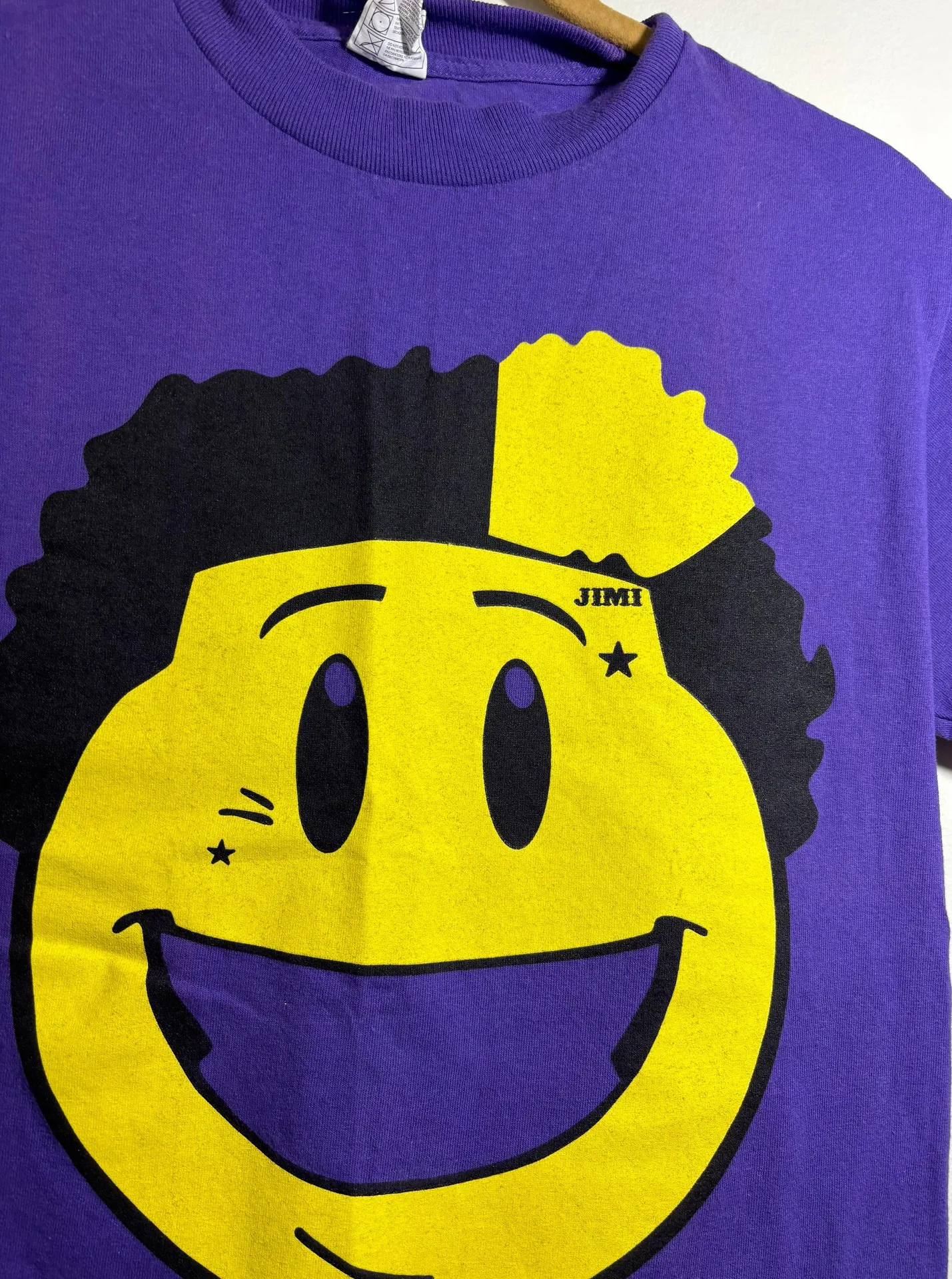 Purple wiz Khalifa And Jimi Hendrix T Shirt Small 120 - Image 3