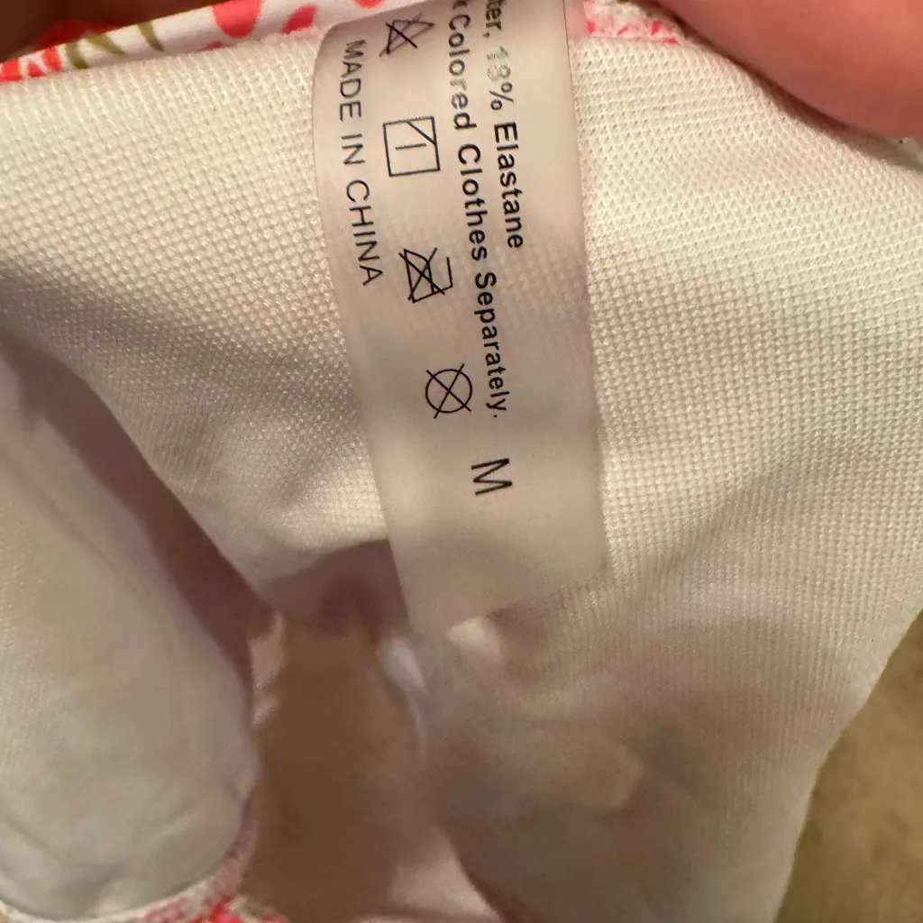 SHEIN Floral Bikini - Pink and White - Image 3